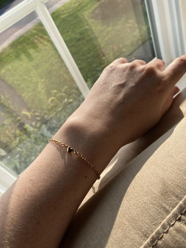 Customer photo review of Hopeless Romantic Bracelet - Gold