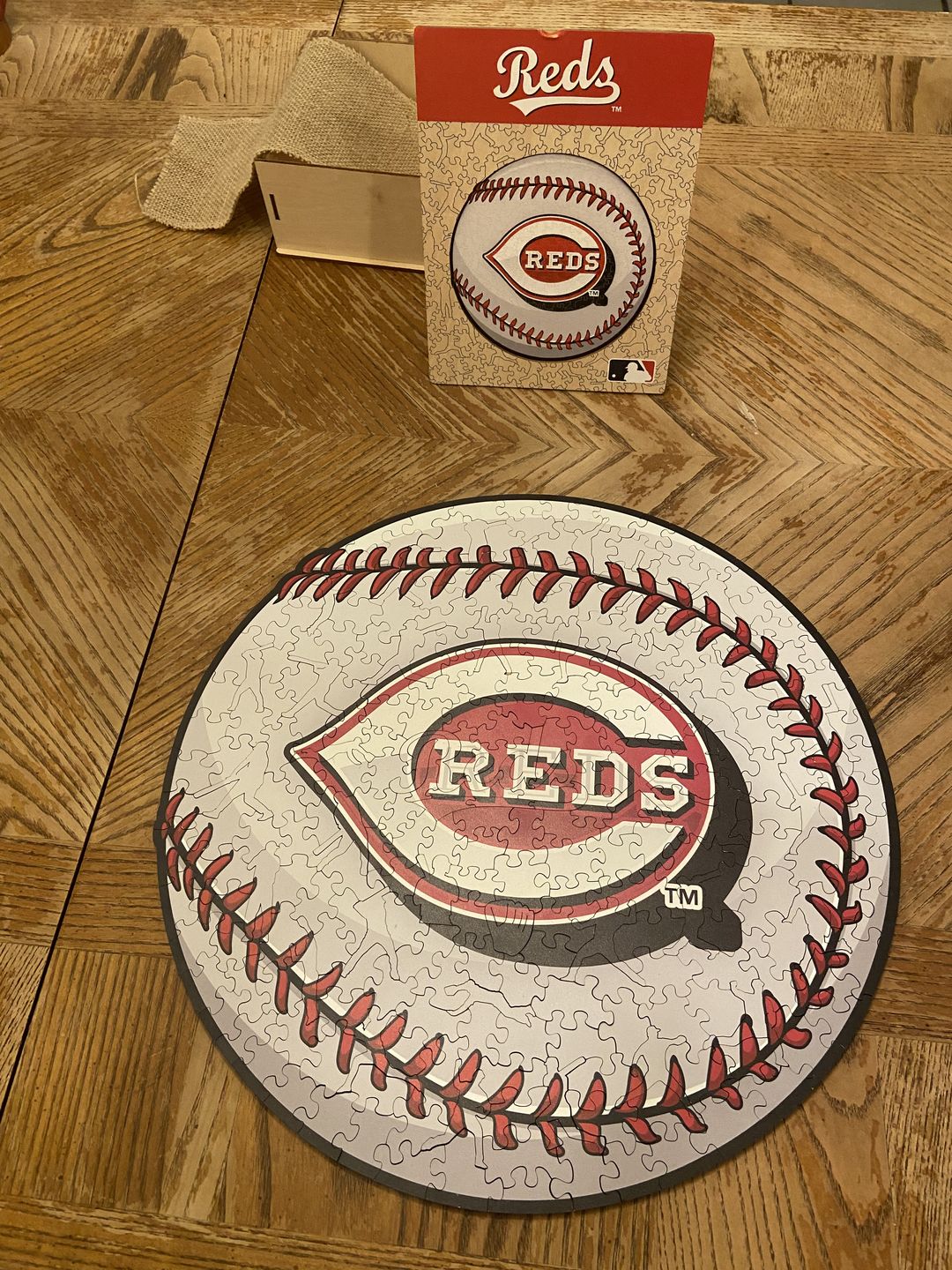 Customer photo review of Cincinnati Reds® - Official Wooden Puzzle