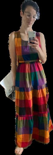Customer photo review of GEMA TIER DRESS | MULTI CHEX