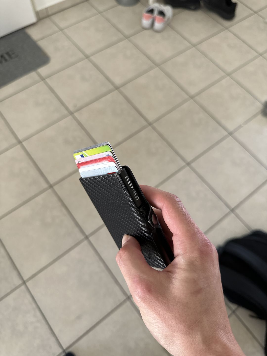 Customer photo review of Slim Wallet