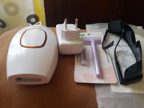 Customer photo review of IPL Laser Haarentferner Pro