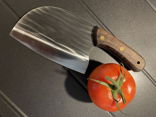 Customer photo review of Handgeschmiedetes Kochmesser - Ergonomic