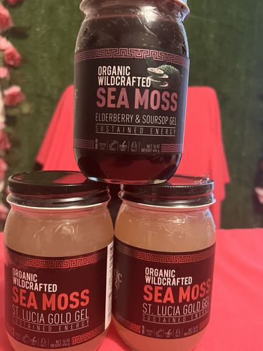 Customer photo review of St Lucia Gold Sea Moss Gel