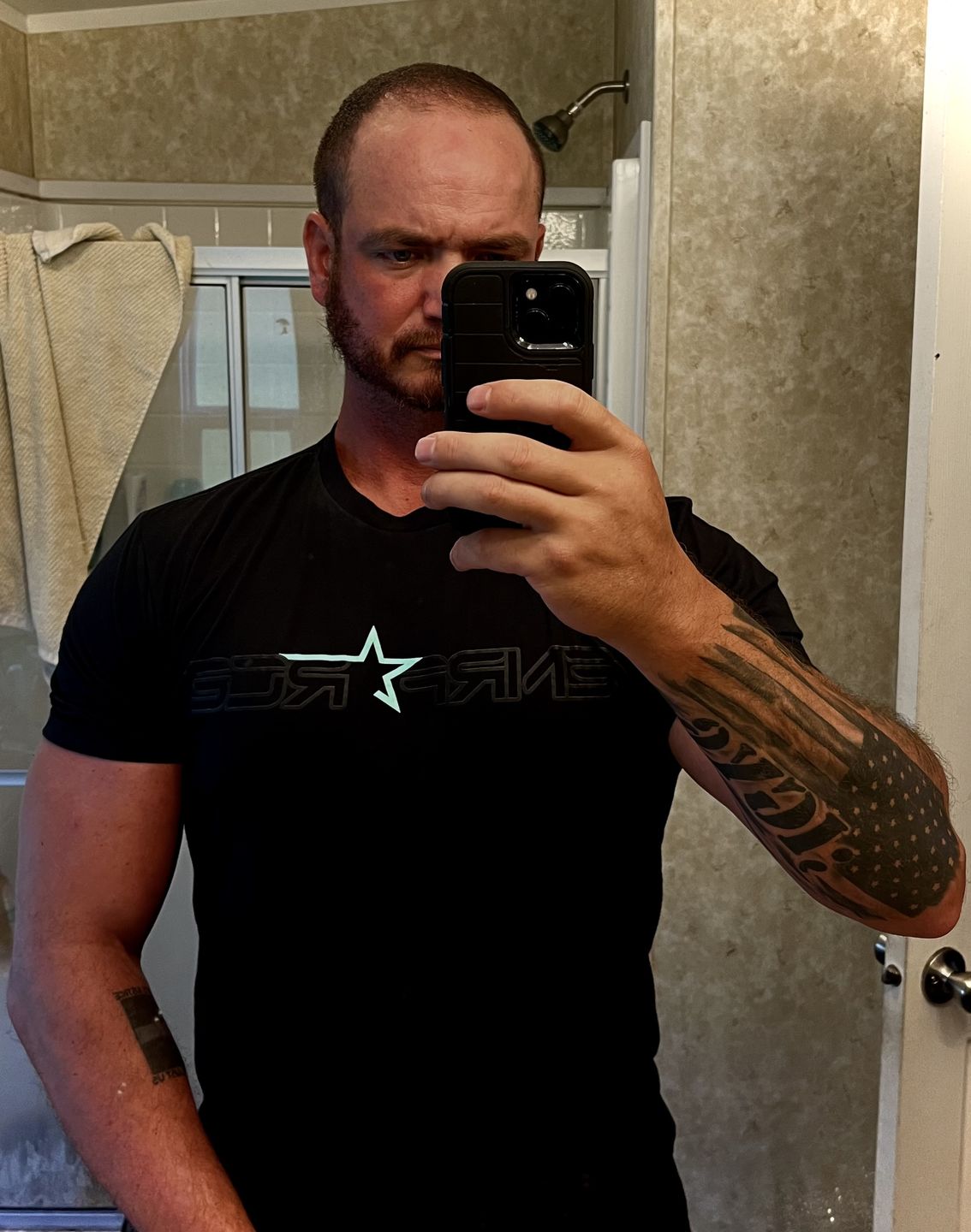 Customer photo review of Mystery Tee