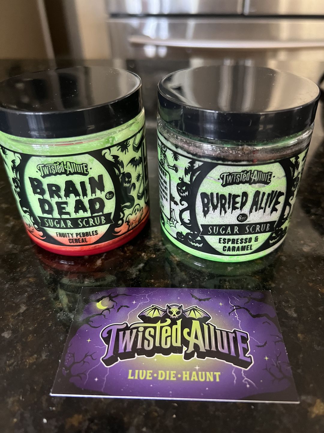 Customer photo review of Brain Dead  Sugar Scrub (Fruity Pebbles Cereal)