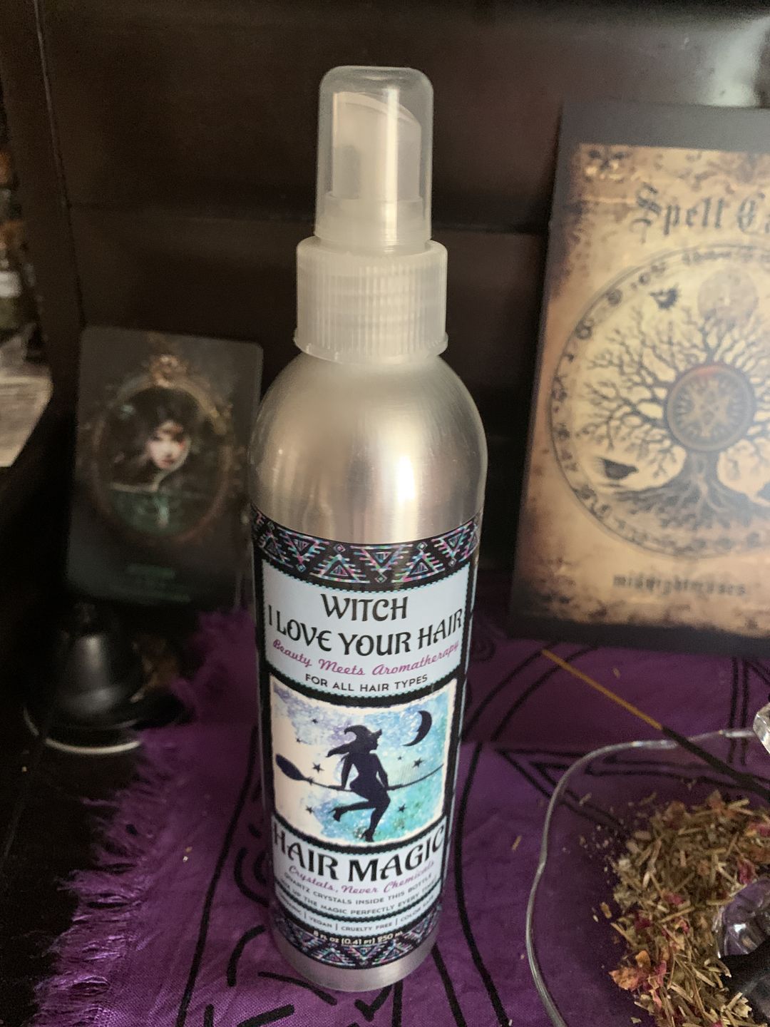 Customer photo review of Witch I Love Your Hair - Hair Mist