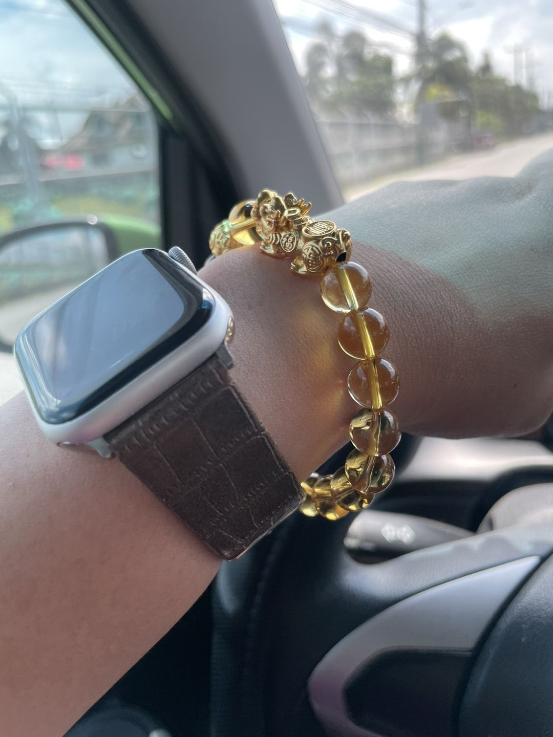 Customer photo review of Citrine with 24K Gold PiYao and Money Ball for Abundance - Success - Good Fortune