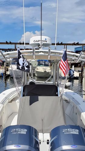 Customer photo review of Jolly Roger Flag
