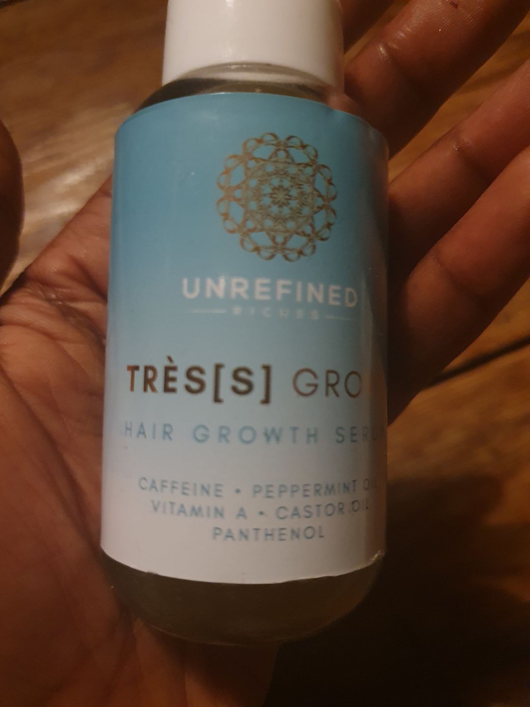 Customer photo review of TRÈS[S] GROWN - Hair Growth Serum
