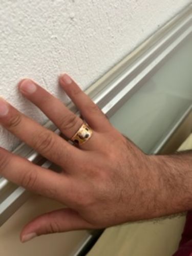 Customer photo review of Gustav Klimt The Kiss Yüzük