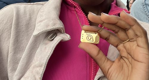 Customer photo review of Konoha Necklace