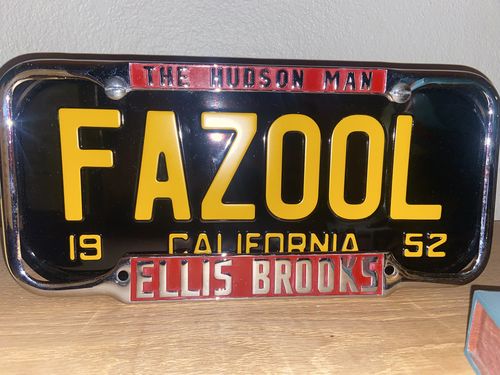 Customer photo review of 1952 CALIFORNIA LICENSE PLATE 6"x14" (351.5mm x 156.5mm)
