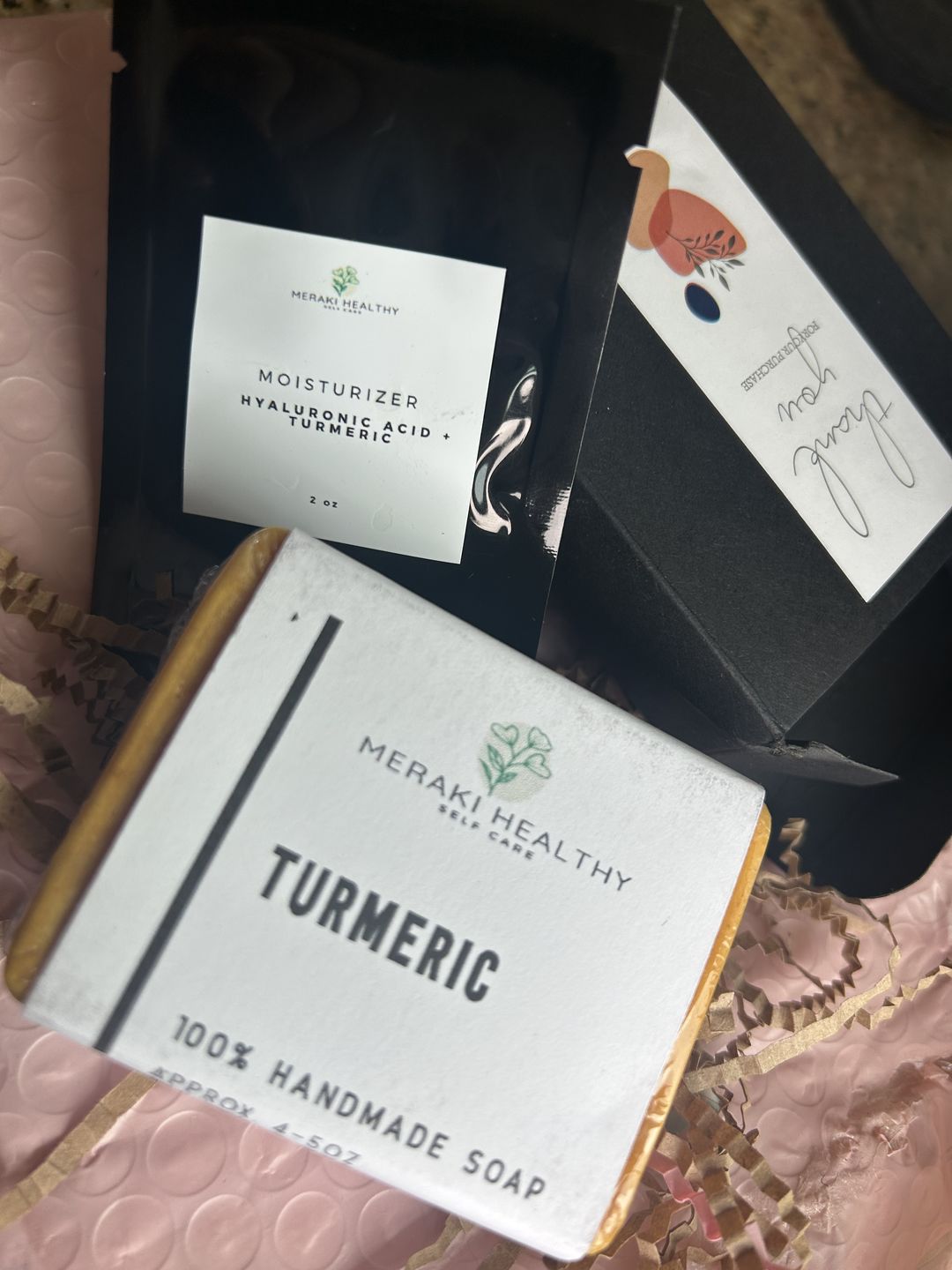Customer photo review of Turmeric Face & Body Soap