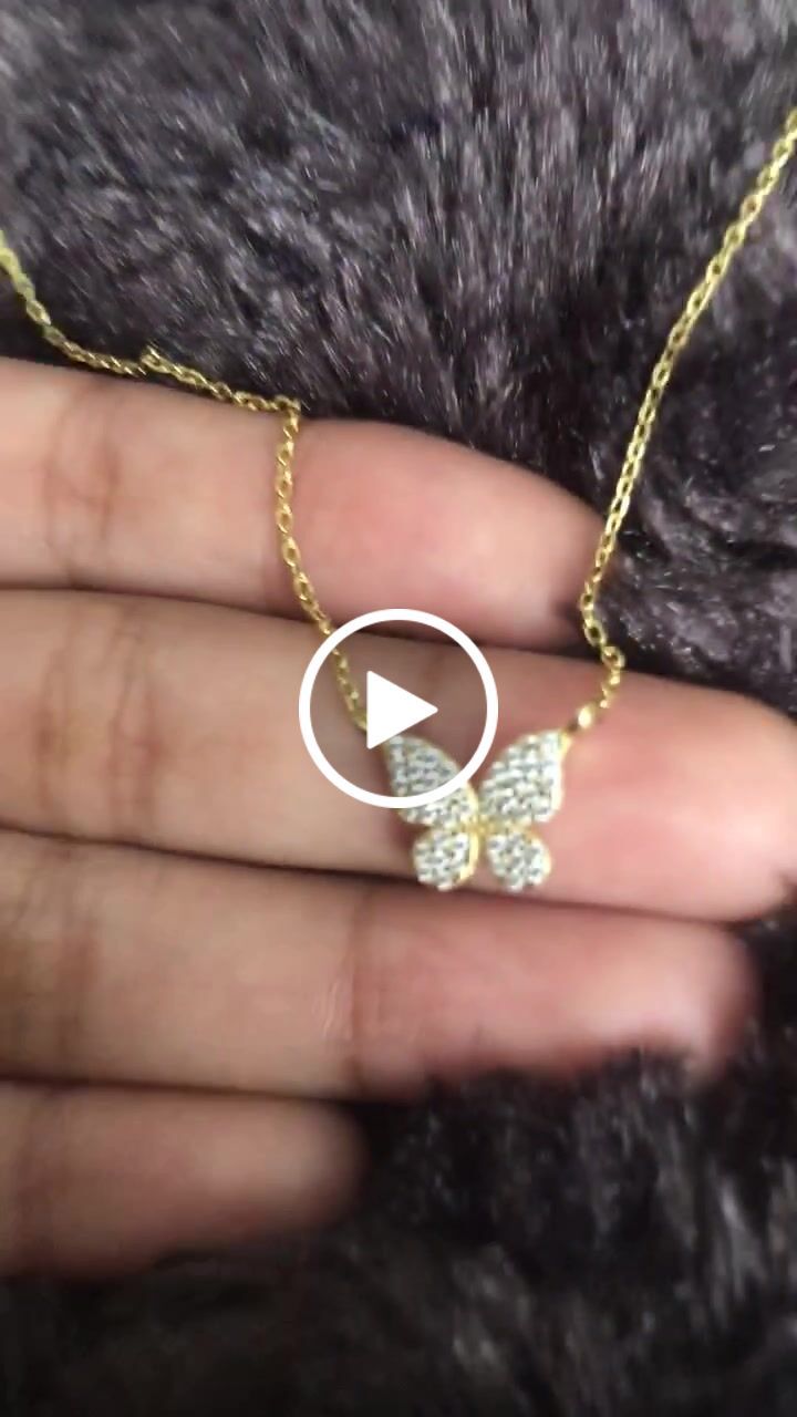 Customer video review of Sweet Butterfly Kette | 925 Echtsilber
