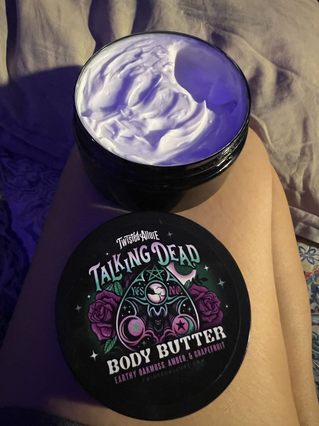 Customer photo review of Talking Dead Body Butter