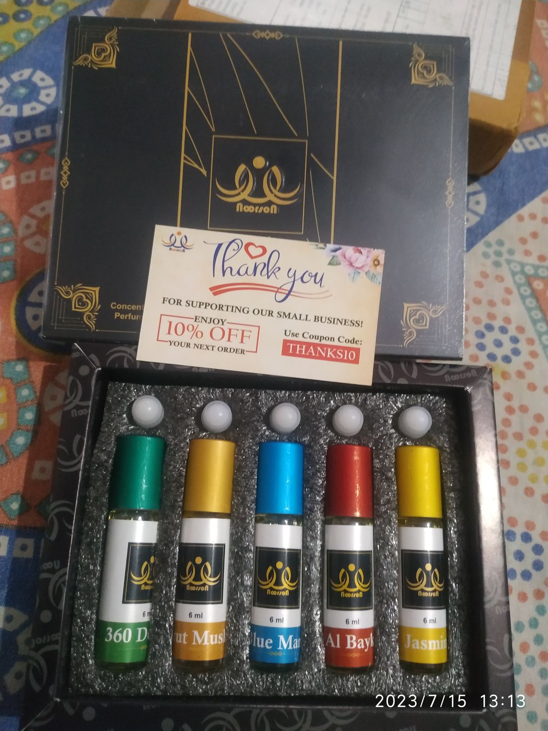 Customer photo review of Silver Combo (05 x 06Ml : Pack of 05)