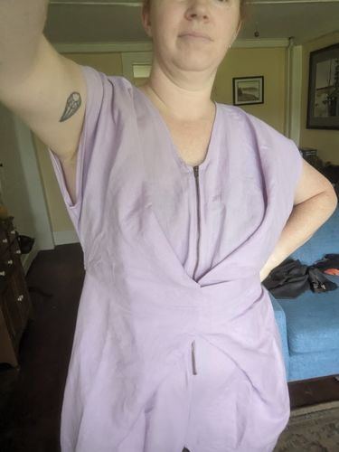 Customer photo review of VENUS WRAP JUMPER | LILAC