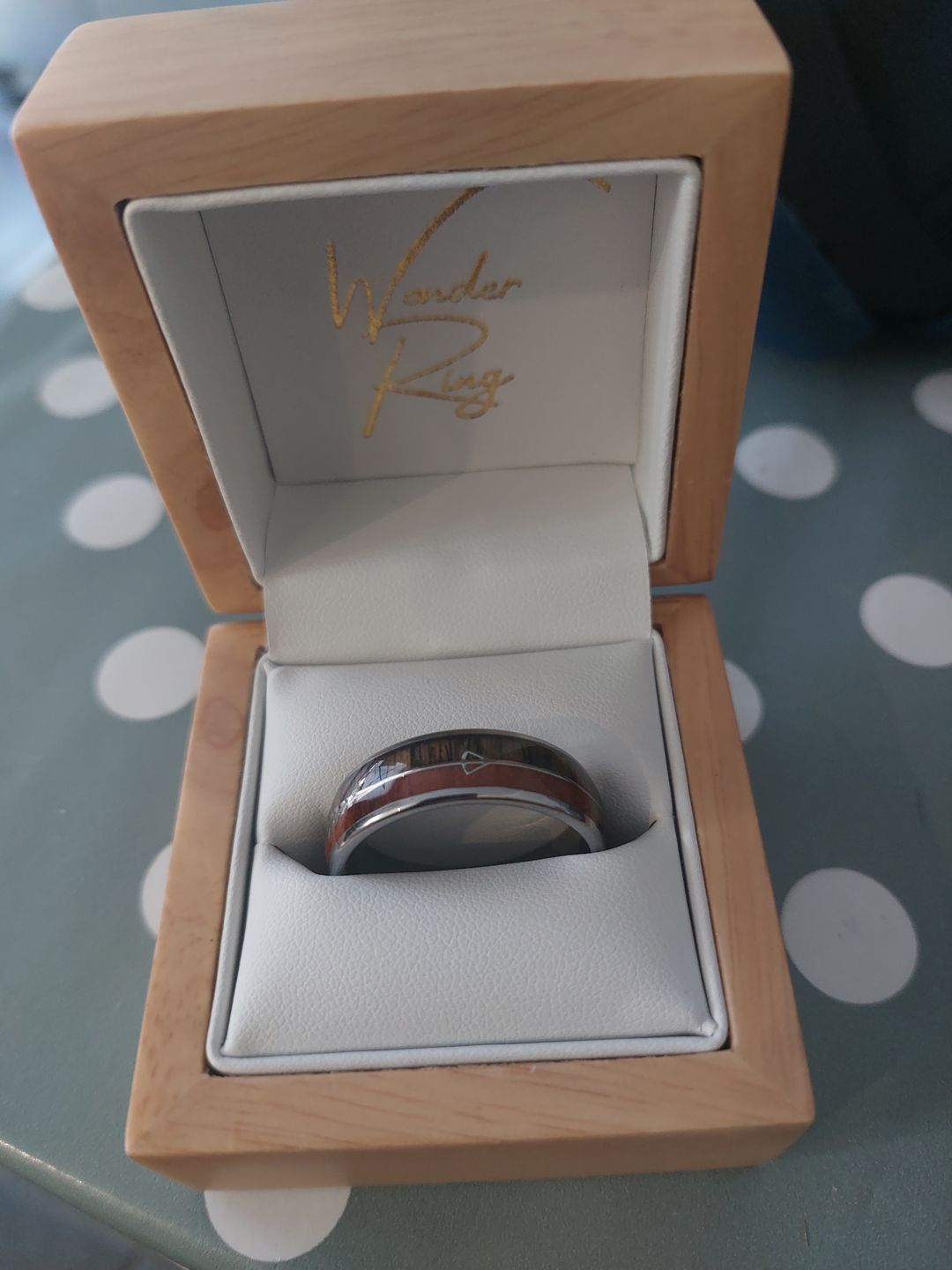 Customer photo review of The Harold Arrow 8mm Wonder Ring