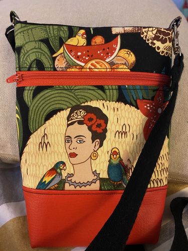 Customer photo review of Wanderlust Phone Bag Pattern