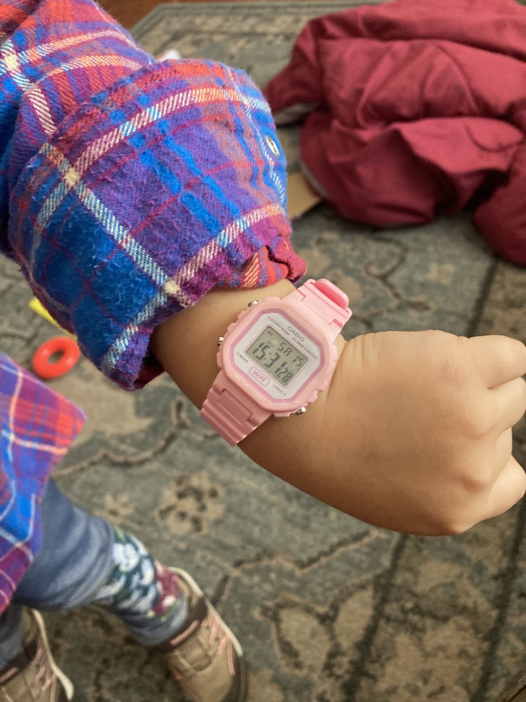 Customer photo review of Reloj Casio Vintage LA-20WH-4A1DF Rosado