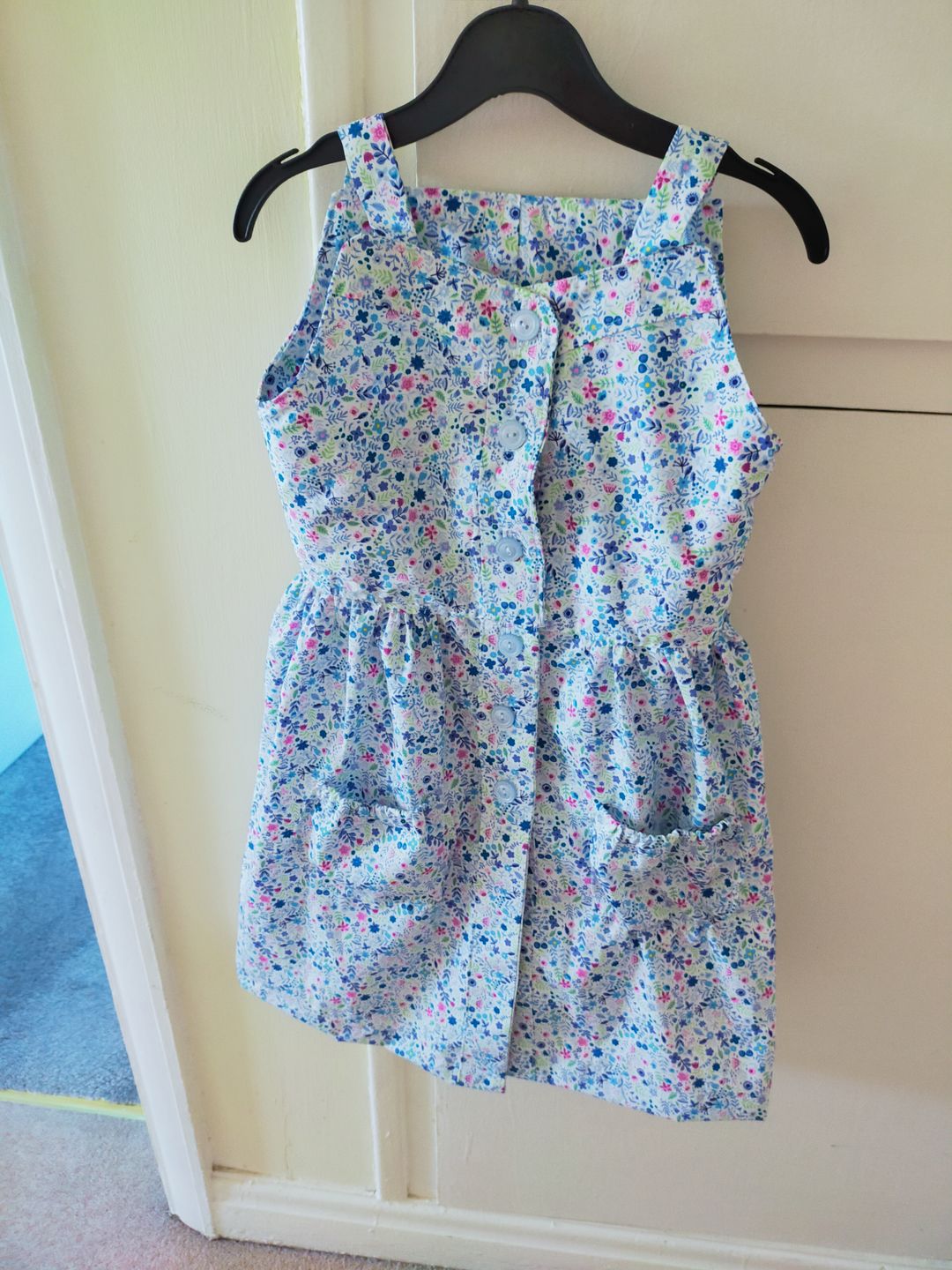 Customer photo review of Spring Floral Rose & Hubble Cotton Poplin Fabric