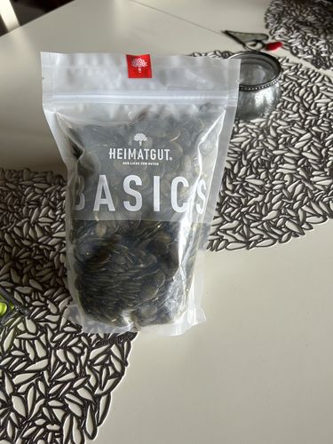 Kundenbewertung mit Foto zu Bio Kürbiskerne 500g