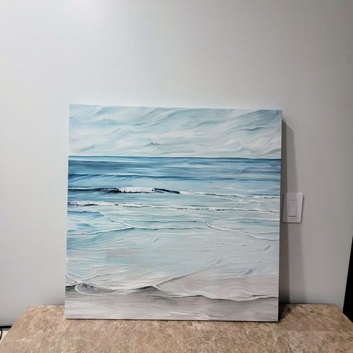 Customer photo review of 'Lake Ontario' Framed Canvas
