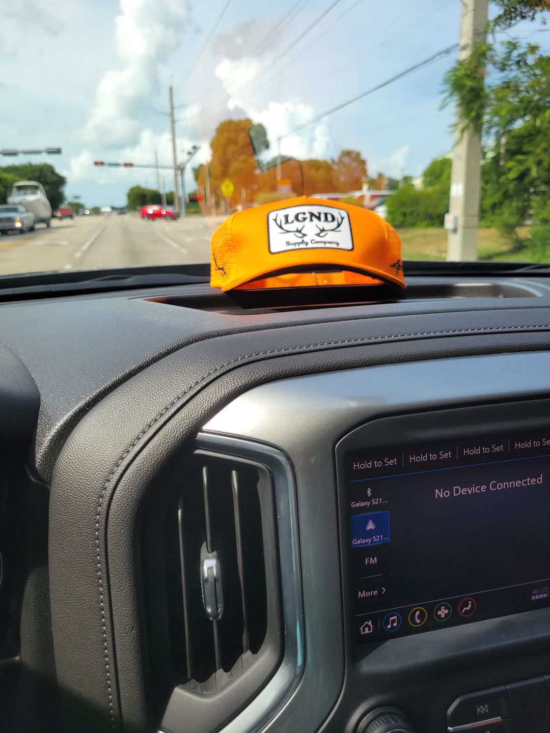 Customer photo review of Hunter Orange Snapback