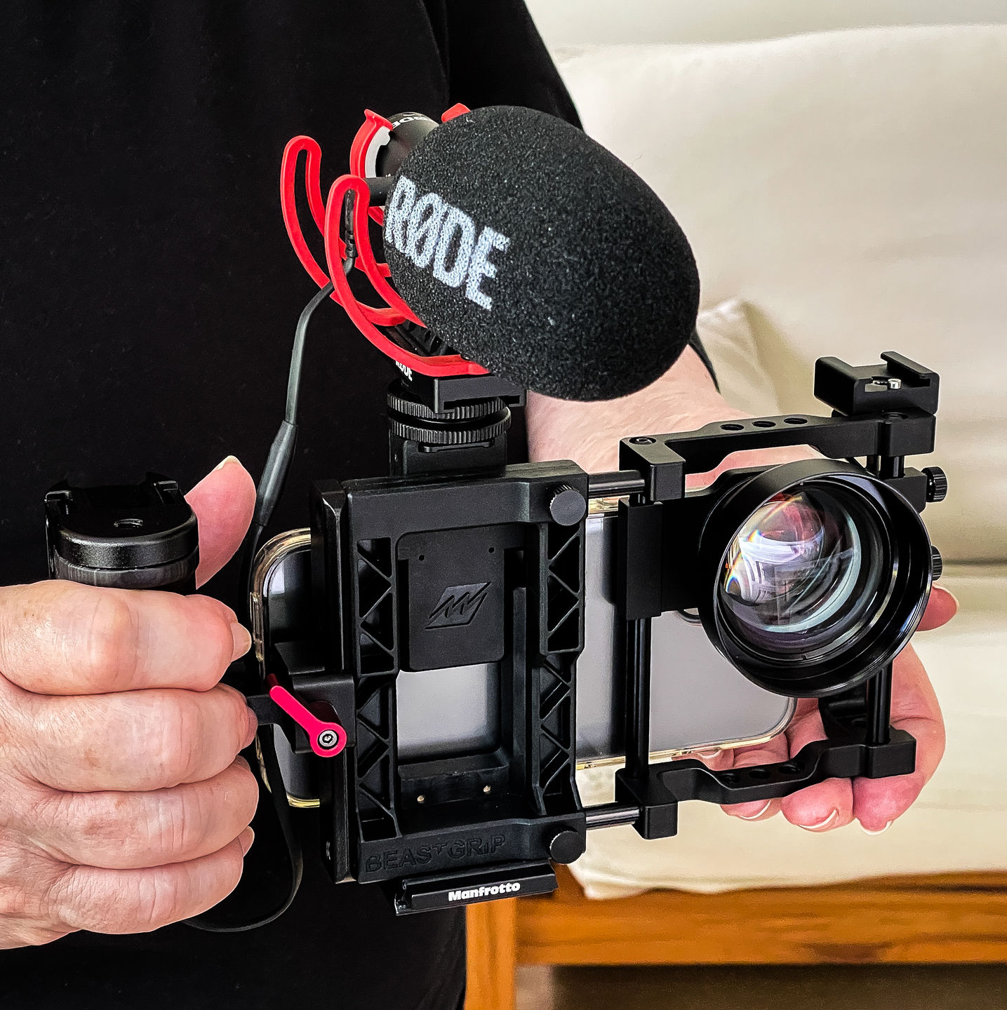 Customer photo review of Side Handle