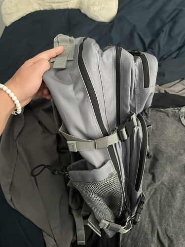 Customer photo review of Gen 3 Gray 45L Backpack