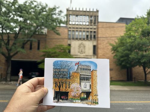 Customer photo review of UofT, Massey College, Toronto Post Card