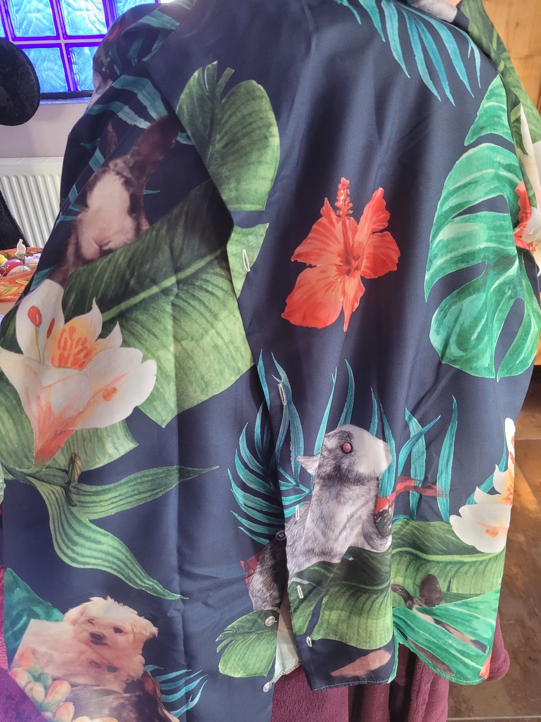 Customer photo review of Votre Photo - Chemise hawaïenne personnalisée