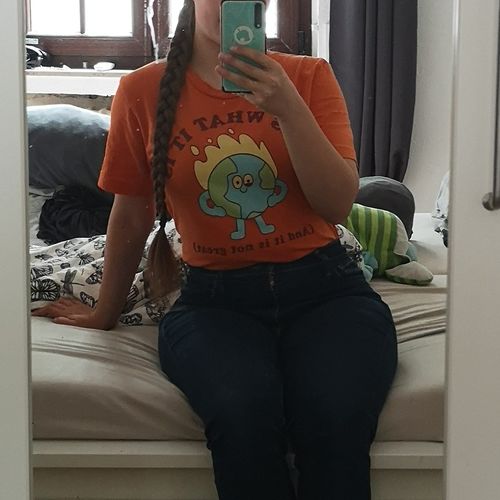 Customer photo review of It Is What It Is (And It Is Not Great) Unisex t-shirt