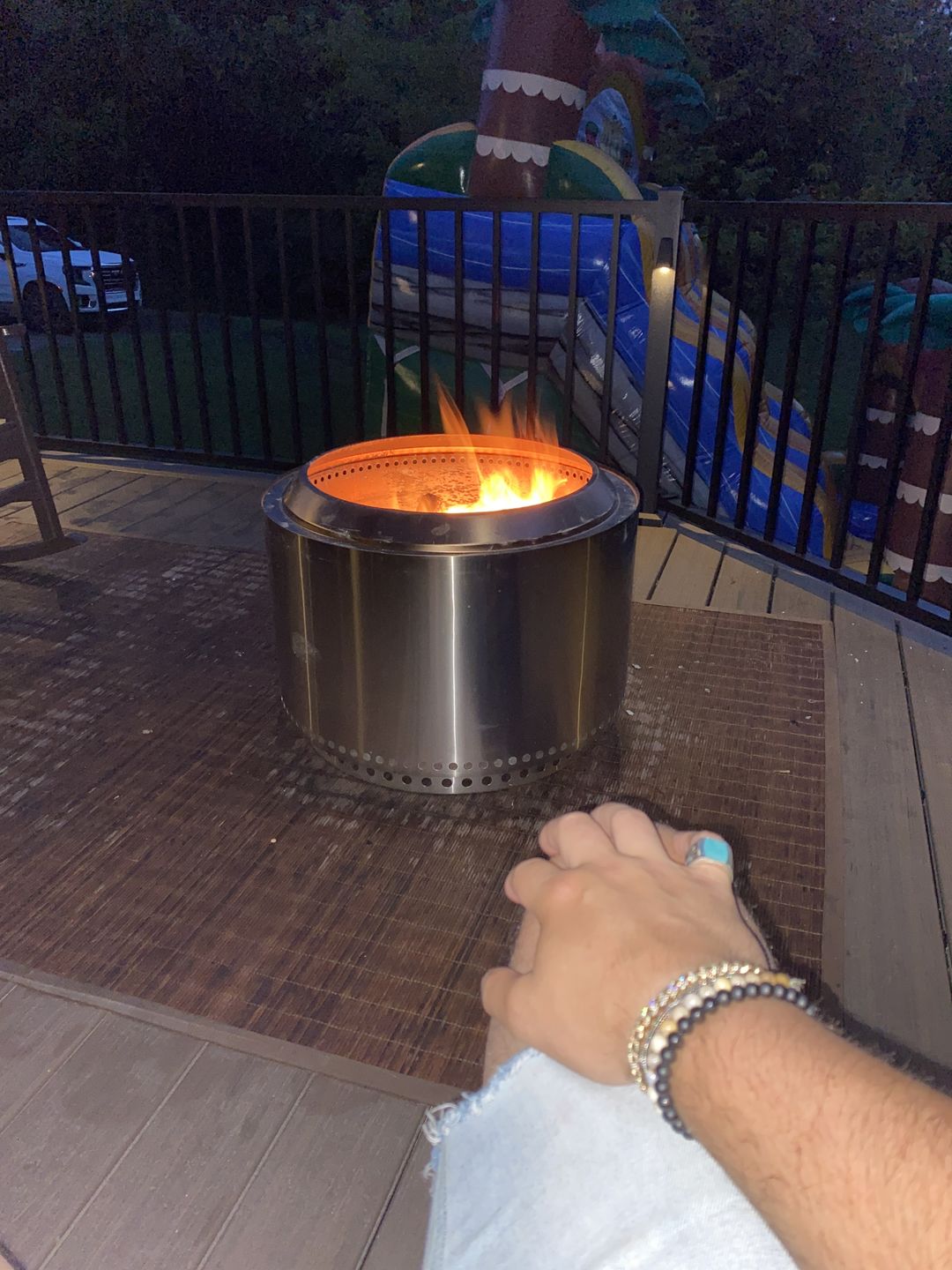 Customer photo review of Eagle Turquoise Ring for Men Sterling Silver