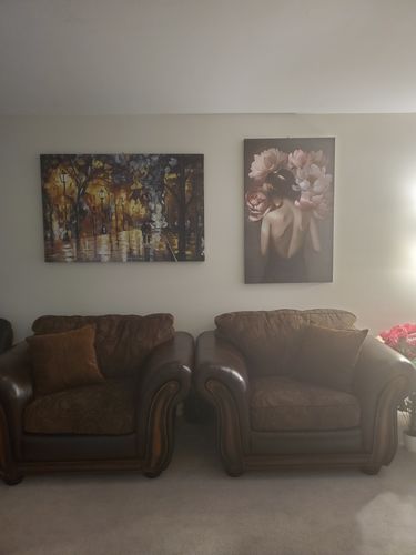 Customer photo review of 'Resilient Peonies' Canvas Art