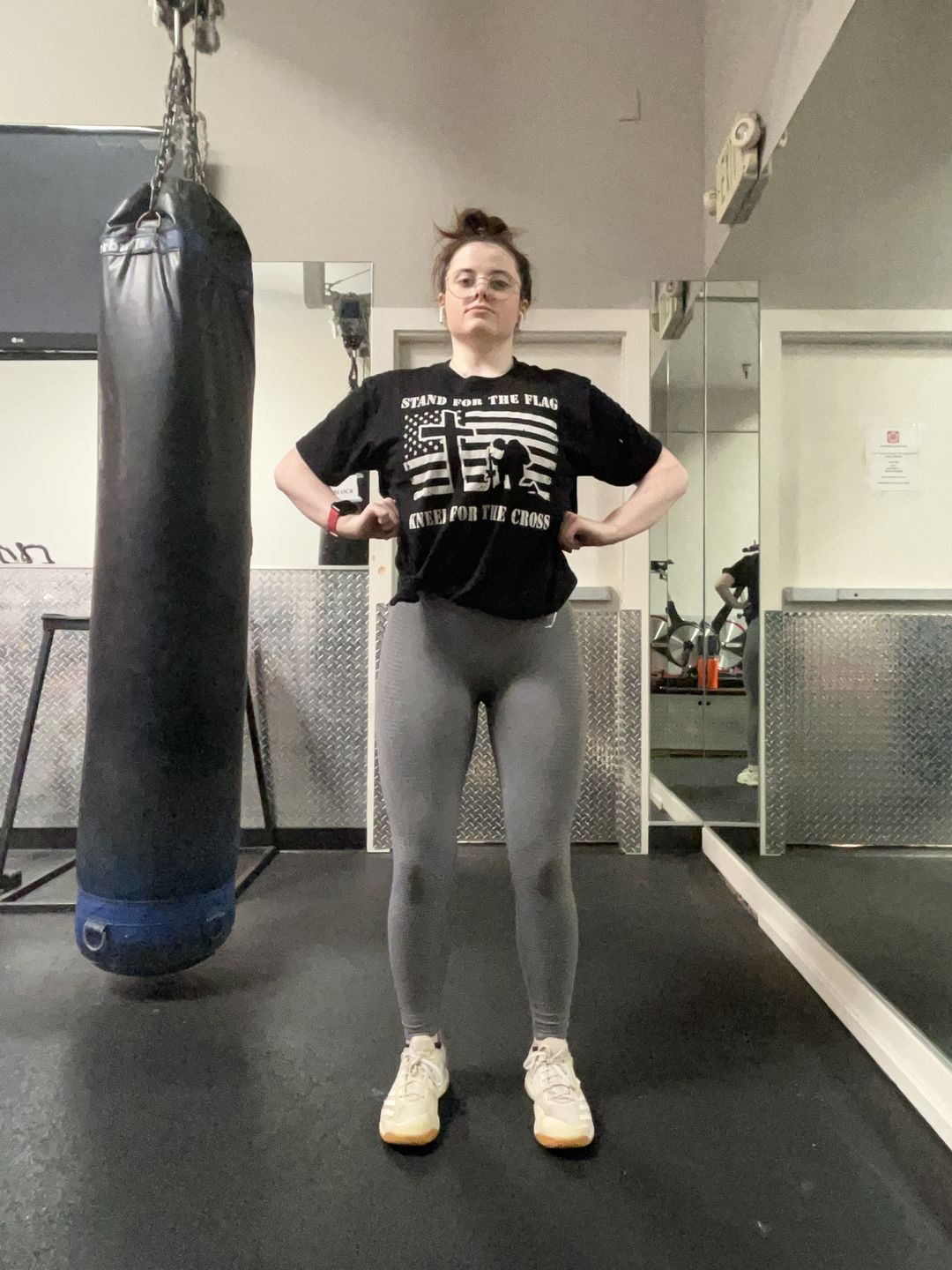 Customer photo review of Kneel For The Cross - Tee
