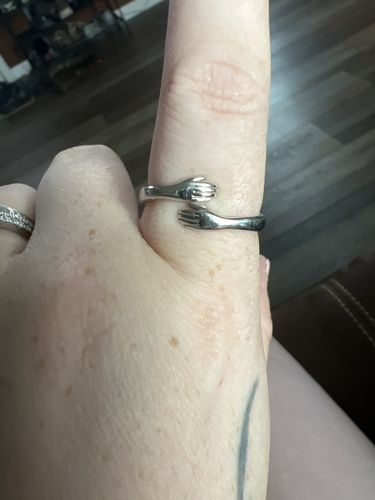 Customer photo review of The Hug From Heaven Ring