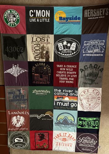 Customer photo review of Classic T-Shirt Blanket