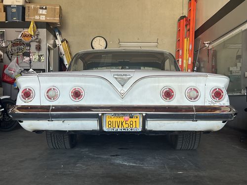 Customer photo review of 1961 CALIFORNIA LICENSE PLATE 6"x12" (156.5mm x 305mm)