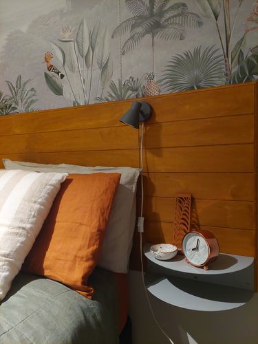 Customer photo review of FOLD Bedside Table - Granite