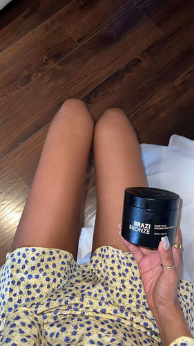 Customer photo review of Glow n’ Go Body Polish