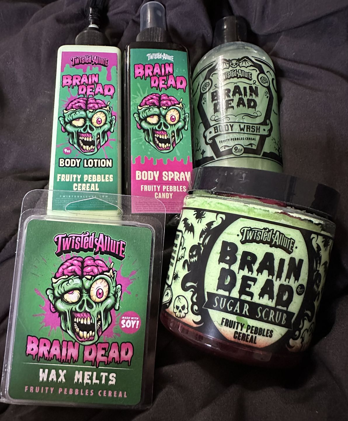 Customer photo review of Brain Dead Body Wash (Fruity Pebbles Cereal)