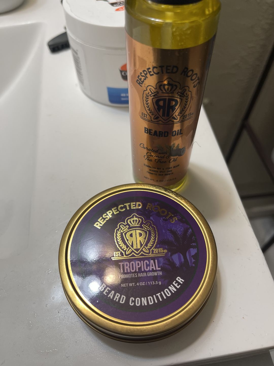 Customer photo review of Respected Roots Body Wash (12 oz.)
