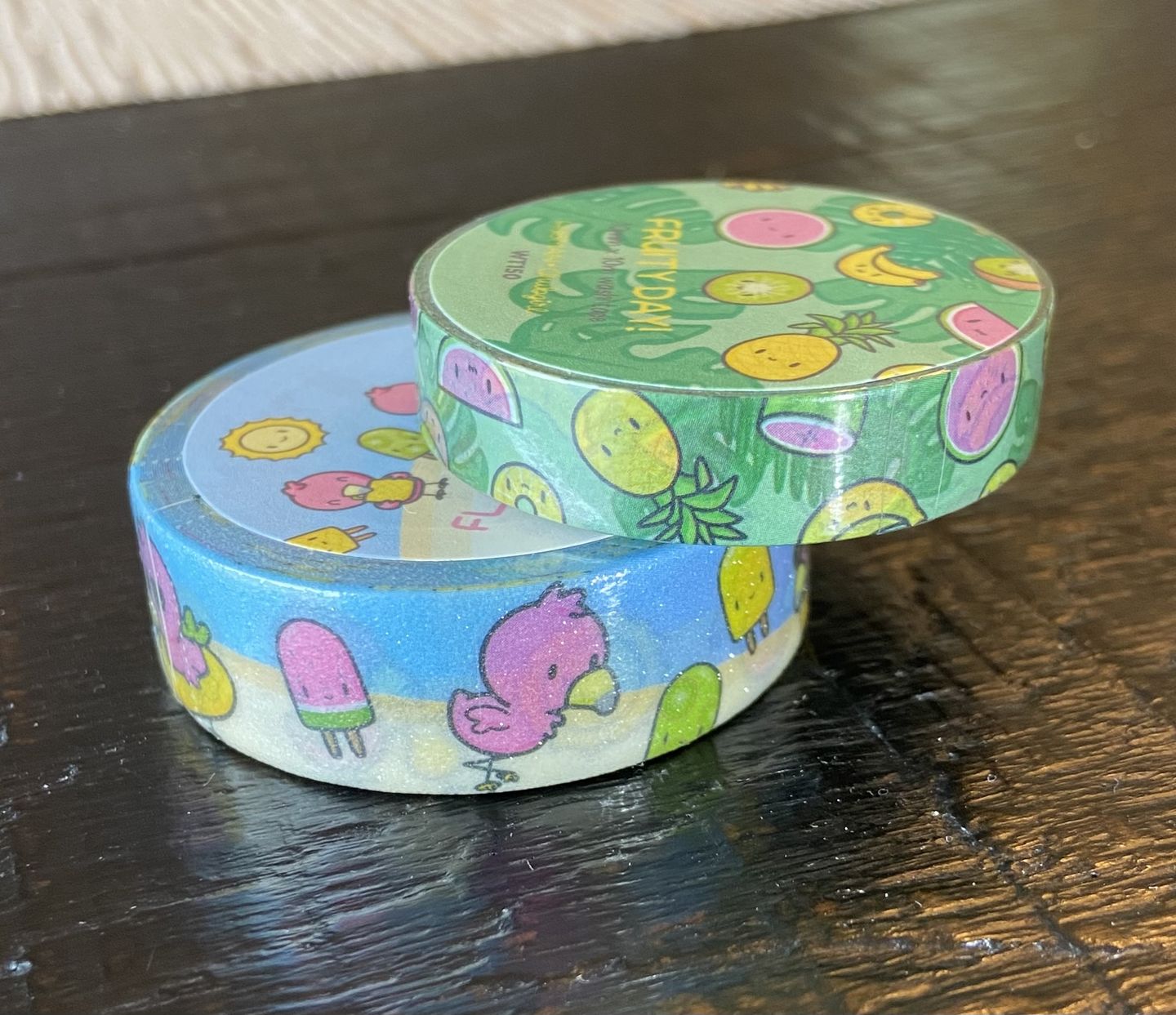 Customer photo review of Tropical Fun Washi Tape (Set of 2)