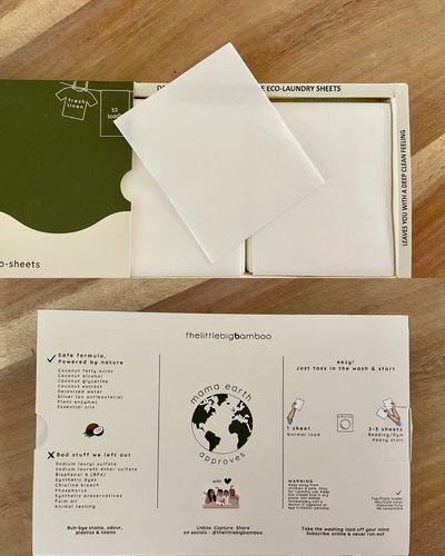 Customer photo review of Laundry Detergent Eco-Sheets™