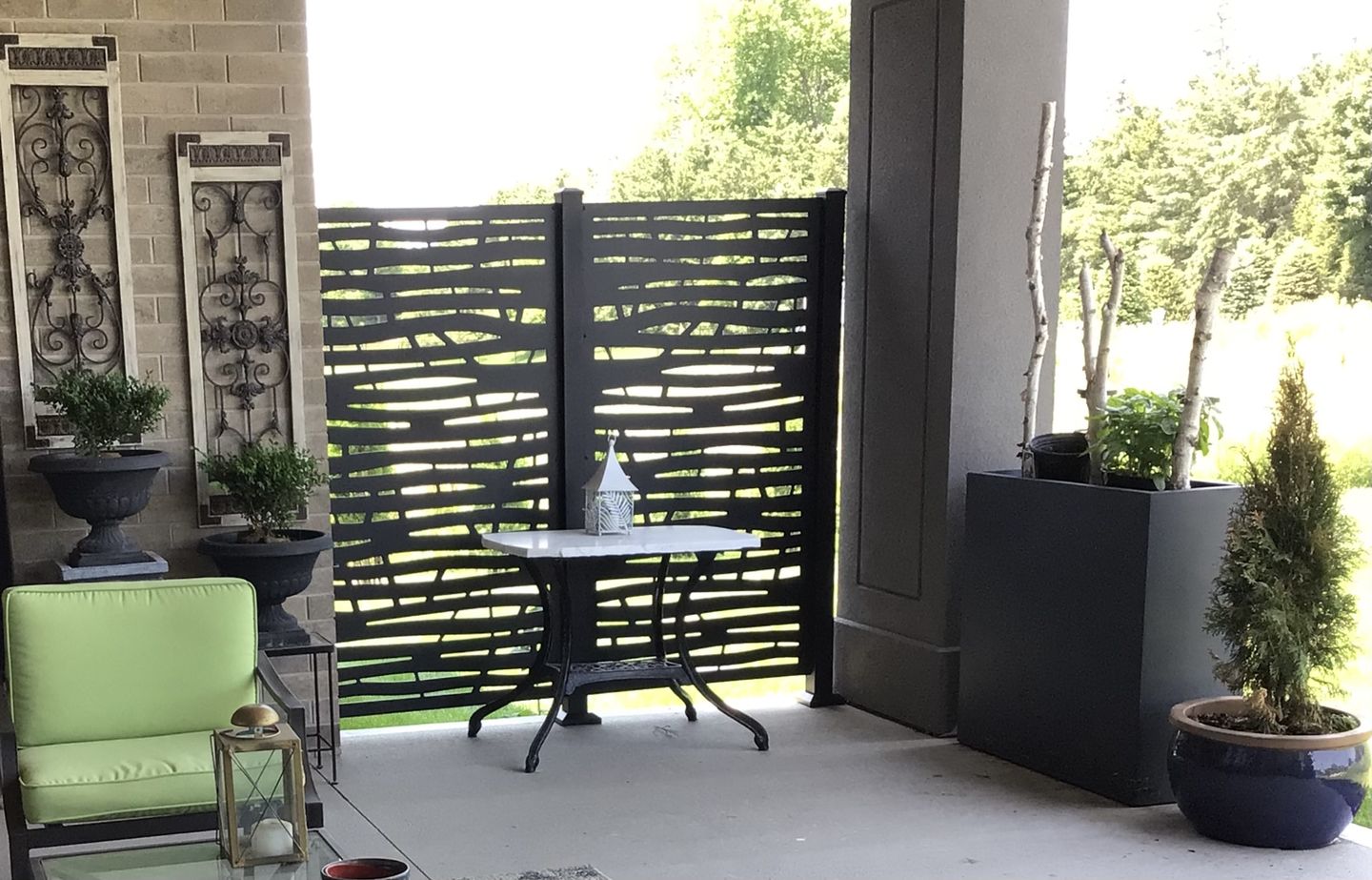 Customer photo review of Privacy Screen (Branch)