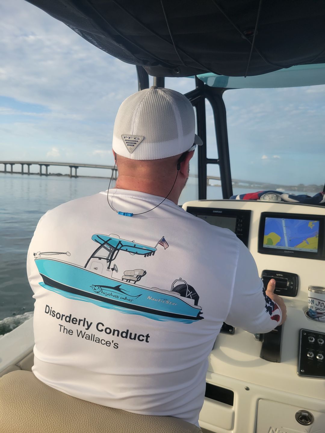 Customer photo review of American Flag Dri-Fit Long Sleeve Custom Shirts