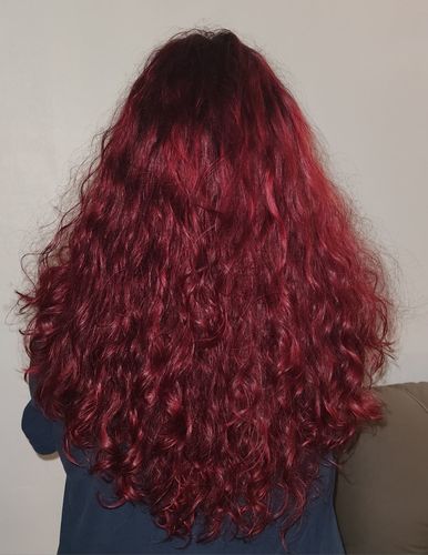 Customer photo review of TR Hair Oil Essentials Bundle ($66 value)