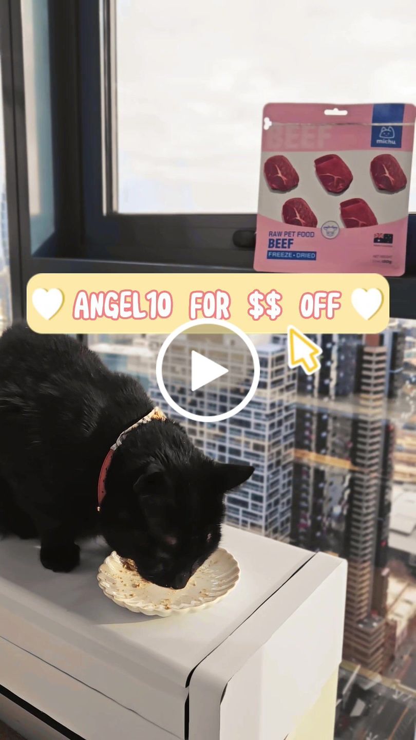 Customer video review of Michu Freeze-Dried Raw Pet Food Pet Food 150g - Made in Australia