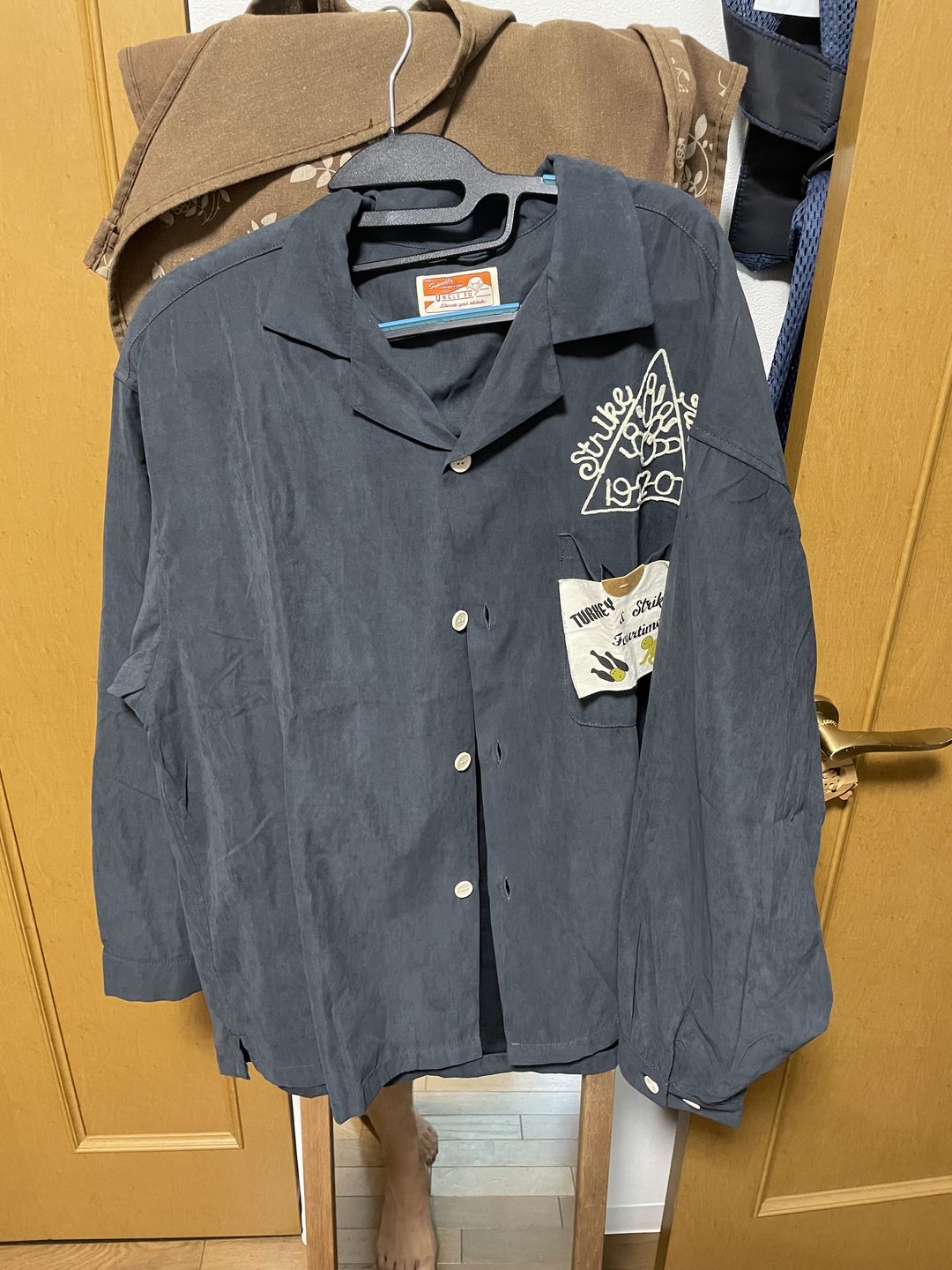 Customer photo review of ボウリング キューバ カラー シャツ